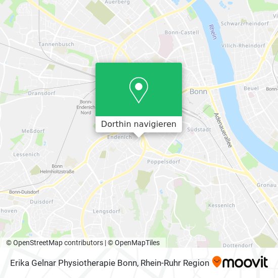 Erika Gelnar Physiotherapie Bonn Karte