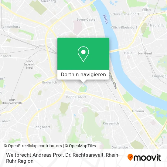 Weitbrecht Andreas Prof. Dr. Rechtsanwalt Karte