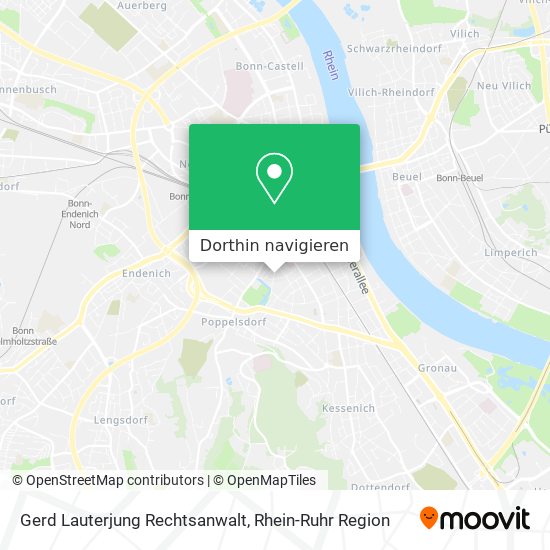 Gerd Lauterjung Rechtsanwalt Karte