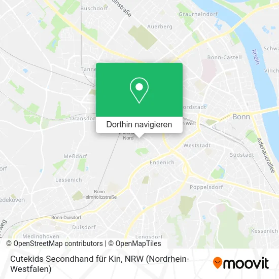 Cutekids Secondhand für Kin Karte