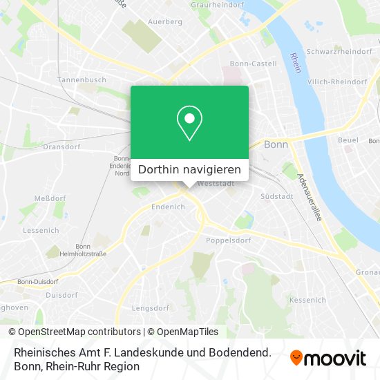 Rheinisches Amt F. Landeskunde und Bodendend. Bonn Karte