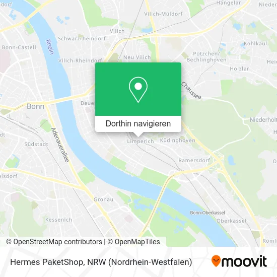 Hermes PaketShop Karte