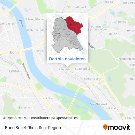 Bonn Beuel Karte