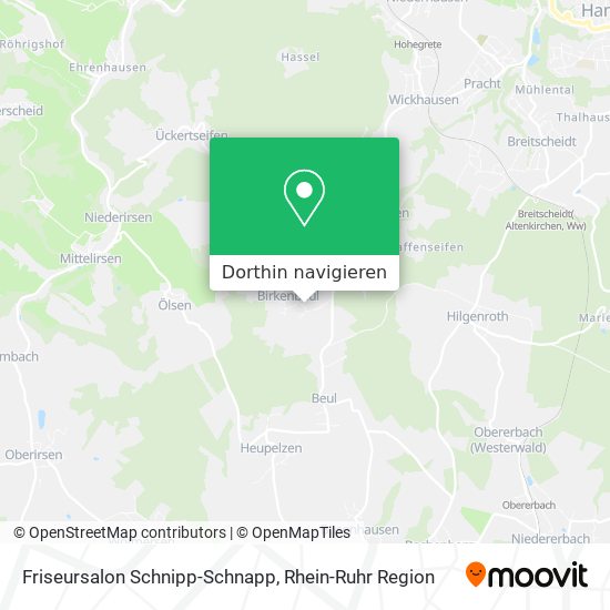 Friseursalon Schnipp-Schnapp Karte
