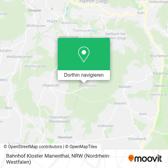 Bahnhof Kloster Marienthal Karte