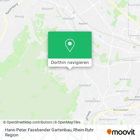 Hans-Peter Fassbender Gartenbau Karte