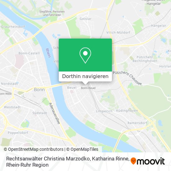 Rechtsanwälter Christina Marzodko, Katharina Rinne Karte