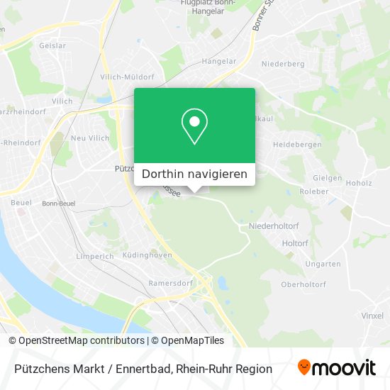 Pützchens Markt / Ennertbad Karte