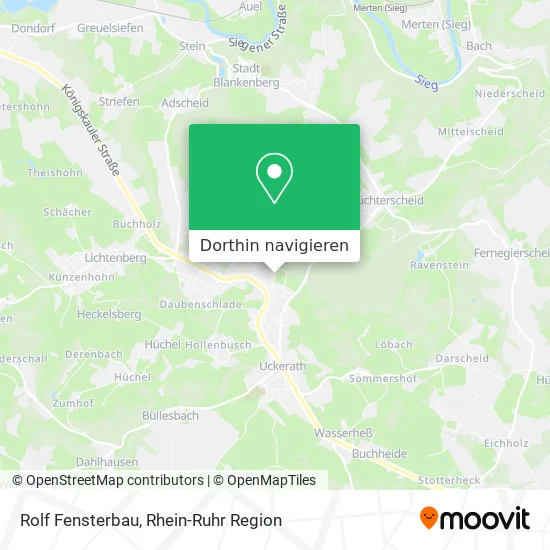 Rolf Fensterbau Karte