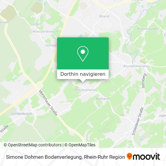 Simone Dohmen Bodenverlegung Karte