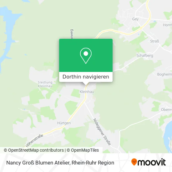 Nancy Groß Blumen Atelier Karte