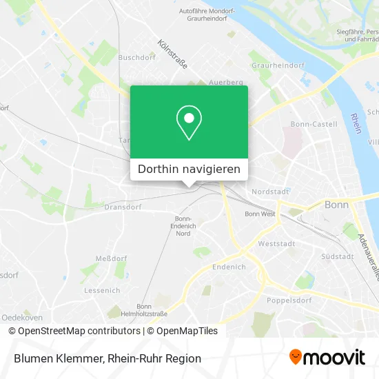 Blumen Klemmer Karte