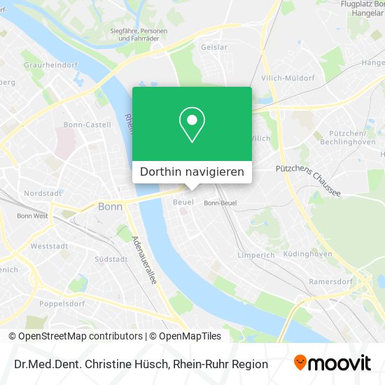 Dr.Med.Dent. Christine Hüsch Karte