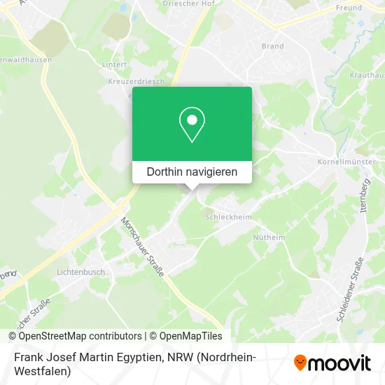 Frank Josef Martin Egyptien Karte