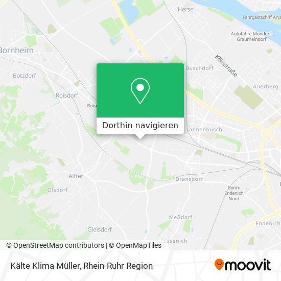 Kälte Klima Müller Karte