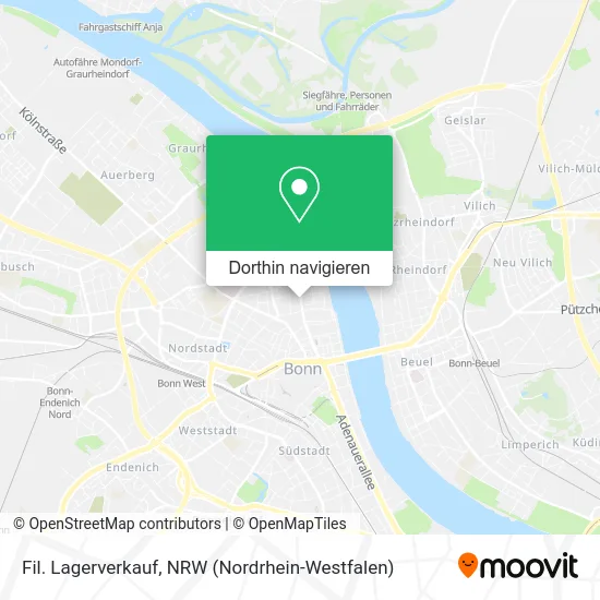 Fil. Lagerverkauf Karte