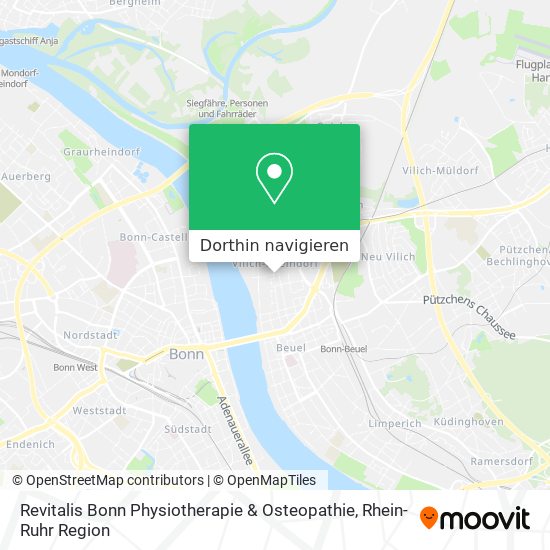 Revitalis Bonn Physiotherapie & Osteopathie Karte