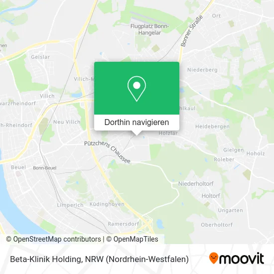 Beta-Klinik Holding Karte