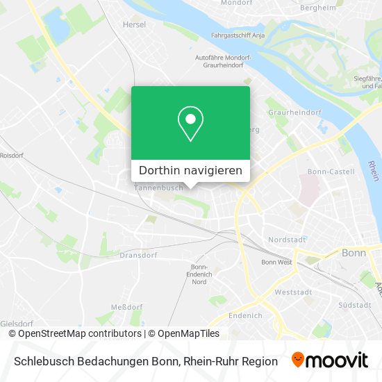 Schlebusch Bedachungen Bonn Karte