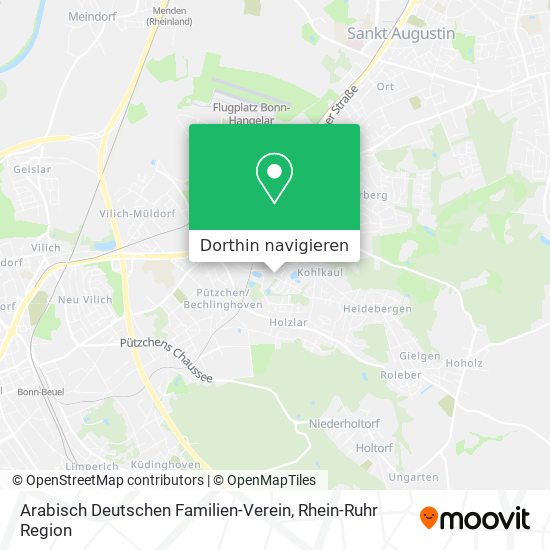 Arabisch Deutschen Familien-Verein Karte