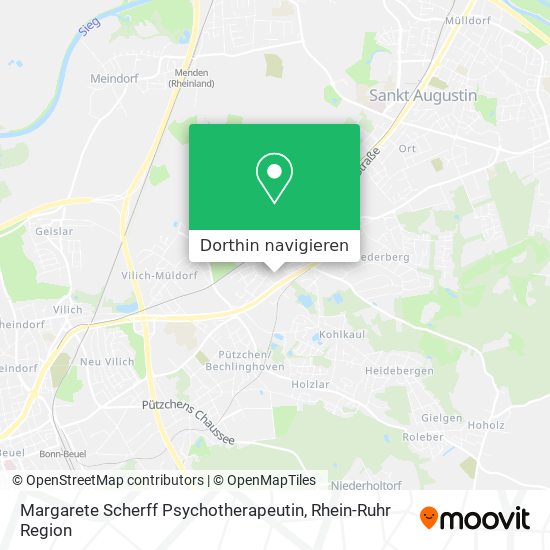 Margarete Scherff Psychotherapeutin Karte