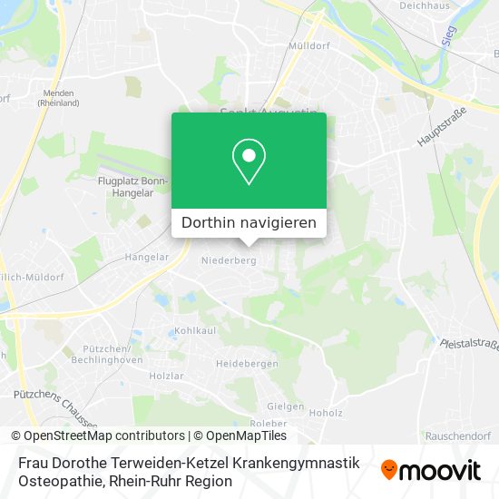 Frau Dorothe Terweiden-Ketzel Krankengymnastik Osteopathie Karte