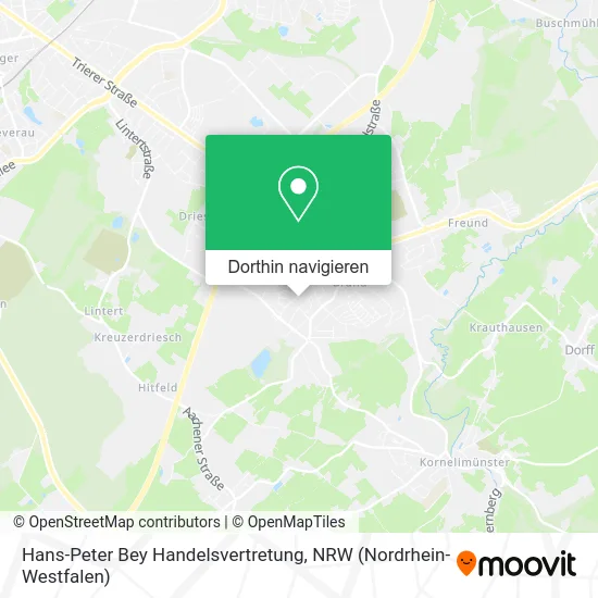 Hans-Peter Bey Handelsvertretung Karte