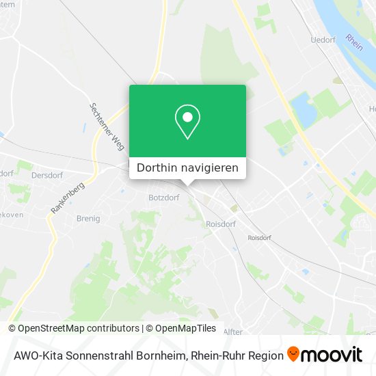 AWO-Kita Sonnenstrahl Bornheim Karte
