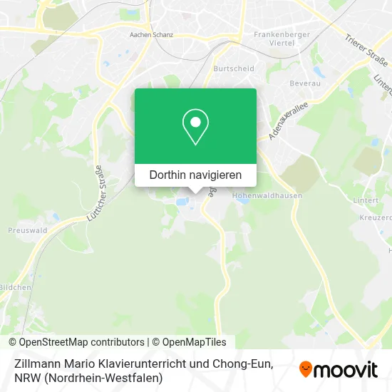 Zillmann Mario Klavierunterricht und Chong-Eun Karte