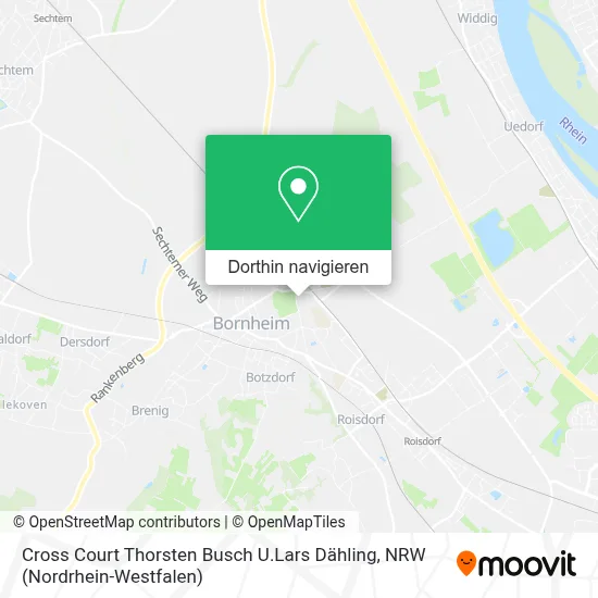 Cross Court Thorsten Busch U.Lars Dähling Karte
