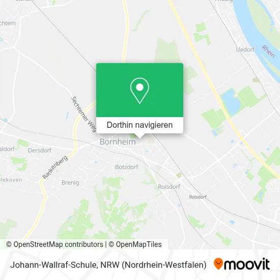 Johann-Wallraf-Schule Karte