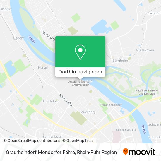 Graurheindorf Mondorfer Fähre Karte