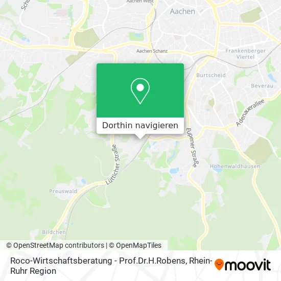 Roco-Wirtschaftsberatung - Prof.Dr.H.Robens Karte