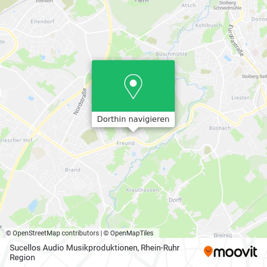 Sucellos Audio Musikproduktionen Karte