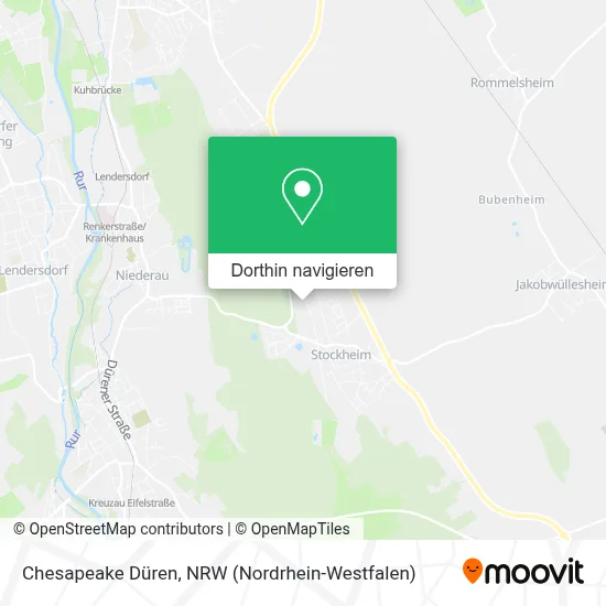 Chesapeake Düren Karte