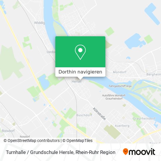 Turnhalle / Grundschule Hersle Karte