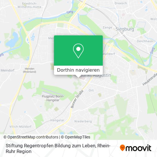 Stiftung Regentropfen Bildung zum Leben Karte