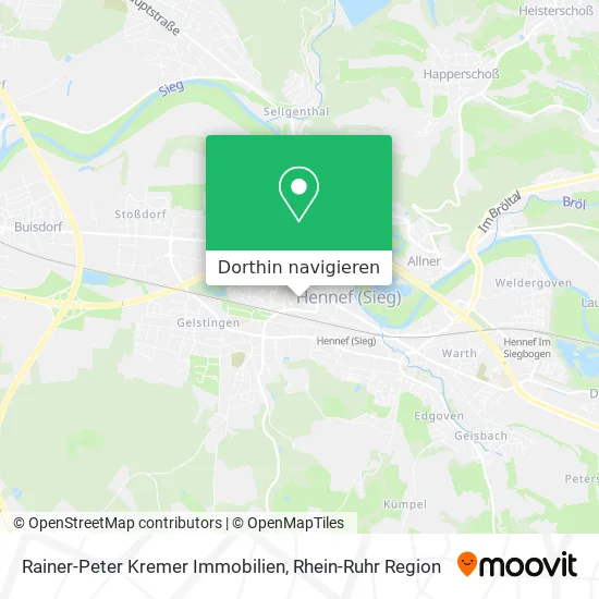 Rainer-Peter Kremer Immobilien Karte