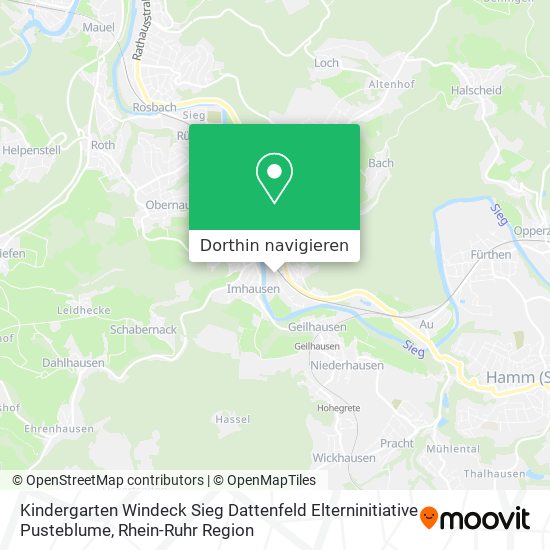 Kindergarten Windeck Sieg Dattenfeld Elterninitiative Pusteblume Karte