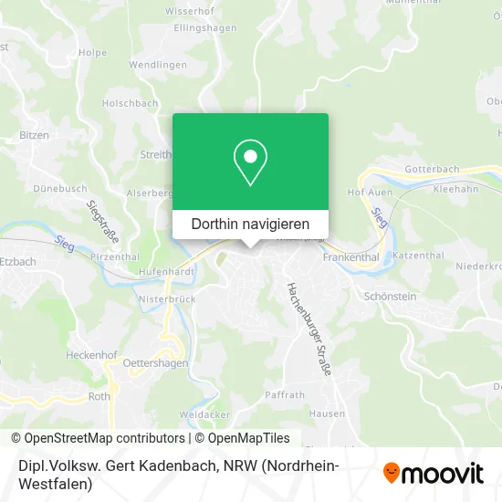 Dipl.Volksw. Gert Kadenbach Karte