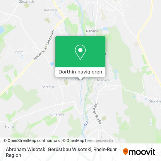 Abraham Wisotski Gerüstbau Wisotski Karte