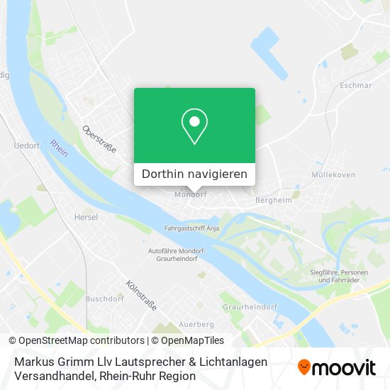 Markus Grimm Llv Lautsprecher & Lichtanlagen Versandhandel Karte
