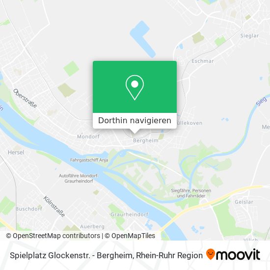 Spielplatz Glockenstr. - Bergheim Karte