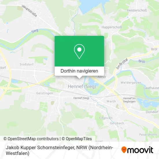 Jakob Kupper Schornsteinfeger Karte