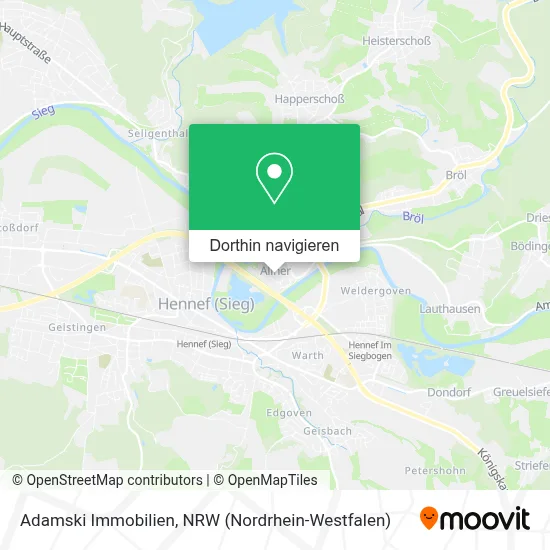 Adamski Immobilien Karte