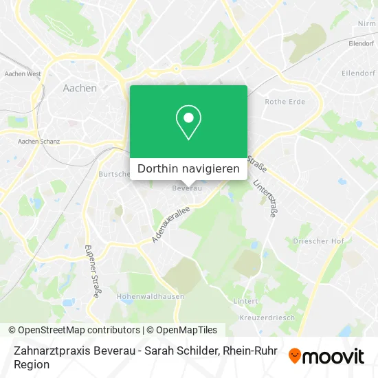 Zahnarztpraxis Beverau - Sarah Schilder Karte
