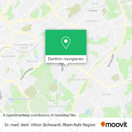 Dr. med. dent. Viktor Sichwardt Karte