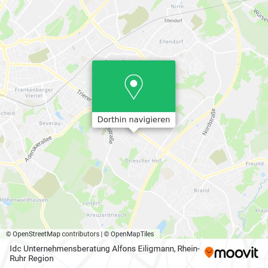 Idc Unternehmensberatung Alfons Eiligmann Karte