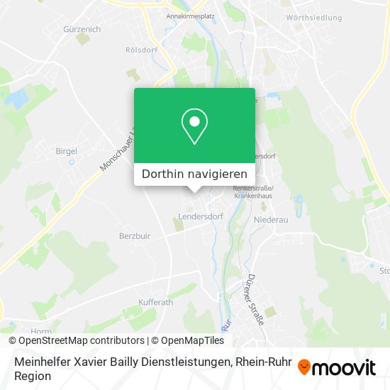 Meinhelfer Xavier Bailly Dienstleistungen Karte