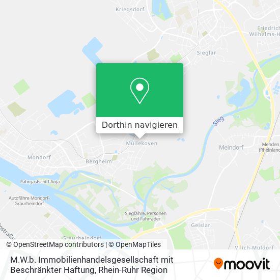 M.W.b. Immobilienhandelsgesellschaft mit Beschränkter Haftung Karte